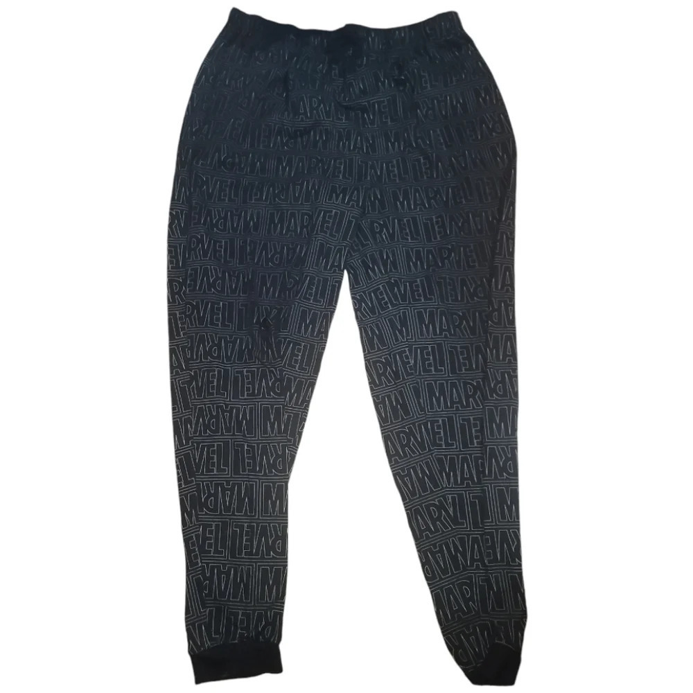 Marvel xl mens lounge pajama sleep pants black Grey
